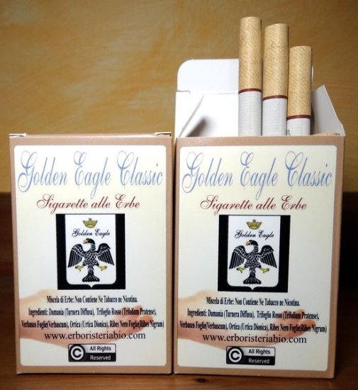 Golden Eagle Classic Sigarette alle Erbe - Clicca l'immagine per chiudere