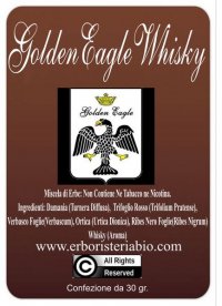 Golden Eagle Whisky Tabacco alle Erbe