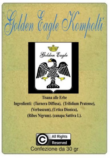 Golden Eagle Kompolti Tabacco alle Erbe - Clicca l'immagine per chiudere
