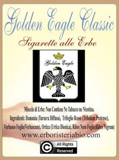 Golden Eagle Classic Sigarette alle Erbe - Clicca l'immagine per chiudere