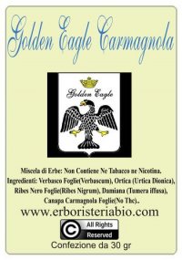 Golden Eagle Carmagnola Hemp Tabacco alle Erbe