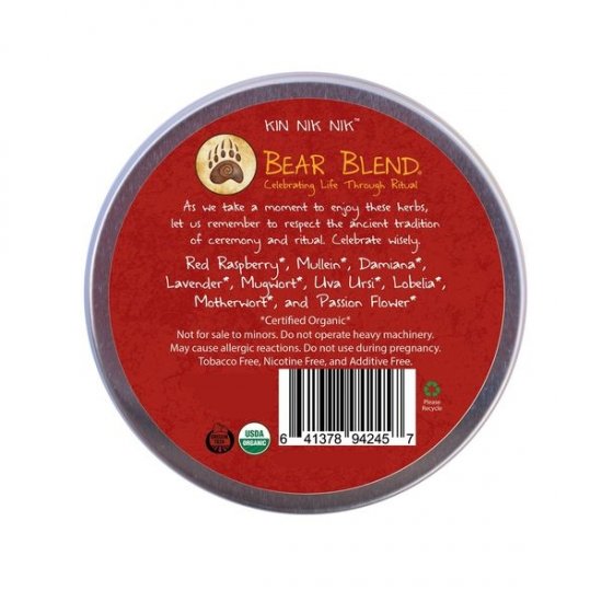 Bear Blend Kin Nik Nik Herbal Tobacco - Click Image to Close
