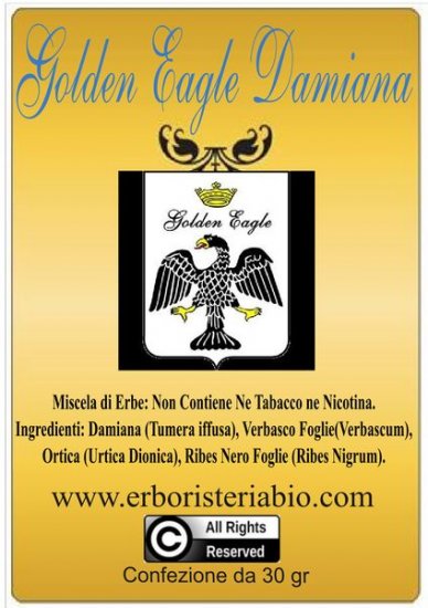 Golden Eagle Damiana Tabacco alle Erbe - Clicca l'immagine per chiudere