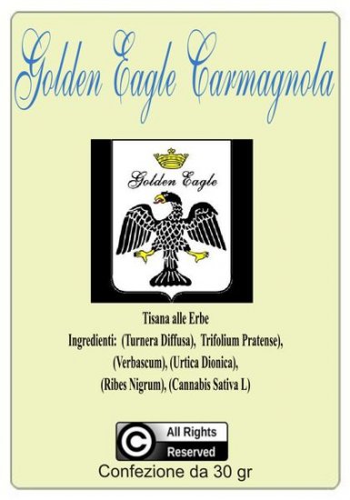 Golden Eagle Carmagnola Herbal Tobacco Blends - Click Image to Close