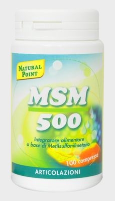 MSM 500 Capsule Metilsulfonilmetano - Clicca l'immagine per chiudere