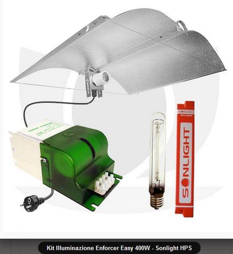 Sonlight Agro 400W Kit Illuminazione Indoor Easy Crescita e Fioritura 
