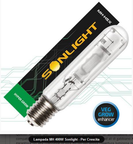 Kit Illuminazione Enforcer Easy 400W Sonlight MH - Clicca l'immagine per chiudere